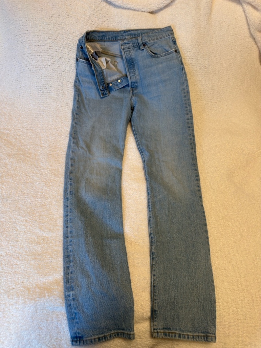 Levi's Light Blue Straight Leg Jeans